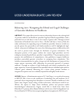 Cover page: Balancing Acts: Navigating the Ethical and Legal Challenges of Genomic Medicine in Healthcare