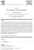 Cover page: The challenge of brain lipidomics