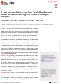 Cover page: A heterogeneously expressed gene family modulates biofilm architecture and hypoxic growth of Aspergillus fumigatus