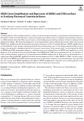 Cover page: MDM2 Gene Amplification and Expression of MDM2 and CDK4 are Rare in Ossifying Fibroma of Craniofacial Bones