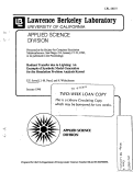 Cover page: Radiant Transfer due to Lighting: An Example of Symbolic Model Generation for the Simulation Problem Analysis Kernel