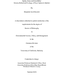 Cover page: Spidey Sense and Sensibility: Sensory Behavioral Ecology of Prey Capture in Spiders