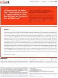 Cover page: CK2 Phosphorylates and Inhibits TAp73 Tumor Suppressor Function to Promote Expression of Cancer Stem Cell Genes and Phenotype in Head and Neck Cancer