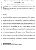 Cover page: Exploring the impact of increased solar deployment levels on residential electricity bills in India