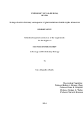 Cover page: Ecological and Evolutionary Consequences of Plant Mediation of Multi-Trophic Interactions