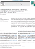 Cover page: Community health advisors assessing adherence to national cancer screening guidelines among African Americans in South Los Angeles