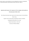 Cover page: Replication and Extension of the Comparison of Wrist Actigraphy and Sleep Diaries in Measuring Sleep in Healthy Adults