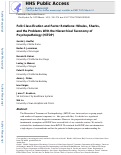 Cover page: Folk Classification and Factor Rotations: Whales, Sharks, and the Problems With the Hierarchical Taxonomy of Psychopathology (HiTOP)