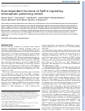 Cover page: Dose-dependent functions of Fgf8 in regulating telencephalic patterning centers