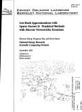 Cover page: Low-Rank Approximations with Sparse Factors II: Penalized Methods with Discrete Newton-Like Iterations