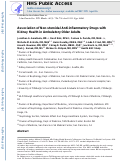 Cover page: Association of Non-Steroidal Anti-Inflammatory Drugs with Kidney Health in Ambulatory Older Adults.