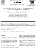 Cover page: Observations of fast ion loss to the plasma facing wall during quiescent H-modes on DIII-D