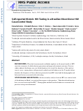 Cover page: Self-reported historic human immunodeficiency virus (HIV) testing in a Brazilian blood donor HIV case-control study.