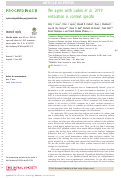 Cover page: We agree with Larkin et al. 2019: restoration is context specific