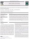 Cover page: Automated analysis of the temporal behavior of double ITCZ over the east Pacific in long term GOES data