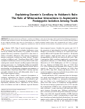 Cover page: Explaining Darwin’s Corollary to Haldane’s Rule: The Role of Mitonuclear Interactions in Asymmetric Postzygotic Isolation Among Toads