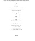 Cover page: Growing Geographic Polarization and the Perpetuation of the Electoral Disconnect