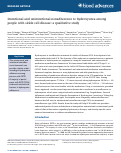 Cover page: Intentional and unintentional nonadherence to hydroxyurea among people with sickle cell disease: a qualitative study