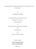 Cover page: An Approach to Resilient Strategic Planning in the Face of Climate Change: A Case Study of Oman