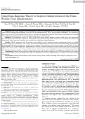 Cover page: Using Item‐Response Theory to Improve Interpretation of the Trans Woman Voice Questionnaire