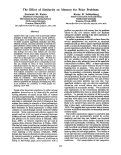 Cover page: The Effect of Similarity on Memory for Prior Problems