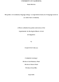 Cover page: The politics of community language change: a computational analysis of language norms in an online trans community