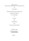 Cover page: The Power of Place: Structure, Culture, and Continuities in U.S. Women's Movements