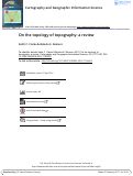 Cover page: Exploring uncertainties in terrain feature extraction across multi-scale, multi-feature, and multi-method approaches for variable terrain