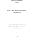 Cover page: Economy vs. Ethnicity: Patterns of Partisan Competition in African Democracies