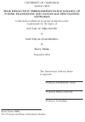 Cover page: High Resolution Thermoreflectance Imaging of Power Transistors and Nanoscale Percolation Networks
