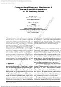 Cover page: Computational Design of Stephenson II Six-Bar Function Generators for 11 Accuracy Points