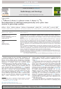 Cover page: [18F]Fluoro-2-deoxy-2-d-glucose versus 3′-deoxy-3′-[18F]fluorothymidine for defining hematopoietically active pelvic bone marrow in gynecologic patients