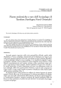 Cover page: Piante endemiche e rare dell'arcipelago di Tavolara (Sardegna Nord Orientale)