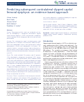 Cover page: Predicting subsequent contralateral slipped capital femoral epiphysis: An evidence-based approach