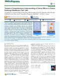 Cover page: Toward a Comprehensive Understanding of Cation Effects in Proton Exchange Membrane Fuel Cells