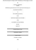 Cover page: Microbiome Response to Organic Matter Amendments in Almond Agroecosystems