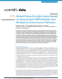 Cover page: Global Future Drought Layers Based on Downscaled CMIP6 Models and Multiple Socioeconomic Pathways.