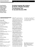 Cover page: The Global Campaign (GC) to Reduce the Burden of Headache Worldwide. The International Team for Specialist Education (ITSE)