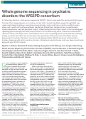 Cover page: Publisher Correction: Whole genome sequencing in psychiatric disorders: the WGSPD consortium.