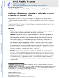 Cover page: Healthcare utilisation and expenditures attributable to current e-cigarette use among US adults