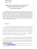 Cover page: International Capital Flows and Financial Markets in Transition Economies: The Case of Croatia