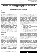 Cover page: Diagnosis of Acute Myocardial Infarction in a Patient with Known Left Bundle Branch Block