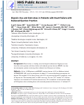 Cover page: Digoxin Use and Outcomes in Patients With Heart Failure With Reduced Ejection Fraction.