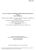 Cover page: Survey of Collective Instabilities and Beam-Plasma Interactions in Intense Heavy Ion Beams