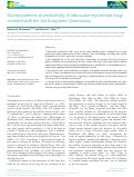 Cover page: Diurnal patterns of productivity of arbuscular mycorrhizal fungi revealed with the Soil Ecosystem Observatory