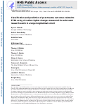 Cover page: Classification and Prediction of Post-Trauma Outcomes Related to PTSD Using Circadian Rhythm Changes Measured via Wrist-Worn Research Watch in a Large Longitudinal Cohort.