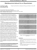 Cover page: Rhabdomyolysis-Induced Severe Hyperkalemia