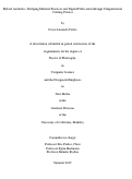 Cover page: Hybrid Aesthetics: Bridging Material Practices and Digital Fabrication through Computational Crafting Proxies