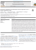 Cover page: Kynurenine metabolism and inflammation-induced depressed mood: A human experimental study