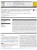 Cover page: Self-identified race, socially assigned skin tone, and adult physiological dysregulation: Assessing multiple dimensions of “race” in health disparities research